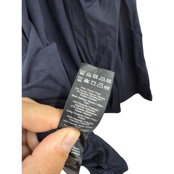 Bravissimo Navy Blue Baby Doll Style Tank Top Lace Detail Womens Size 38D - Picture 7 of 10